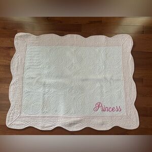 Charming Pink and White Kids Quilt